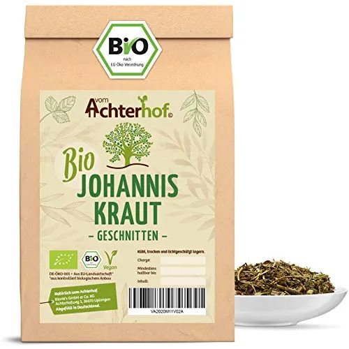 Johanniskraut Tee Bio (100g) Johanniskrauttee aus kontrolliert biologischen Anbau vom-Achterhof