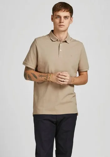 Jack & Jones Poloshirt JJEPAULOS - Modisches Kurzarmshirt - Herren-Shirt aus 100% Baumwolle mit klassischem Polokragen und figurbetonter Passform. Ideal für einen stylishen Look, pflegeleicht und perfekt für jeden Anlass.