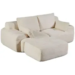 Modulares 2-Sitzer Sofa ohne Montage