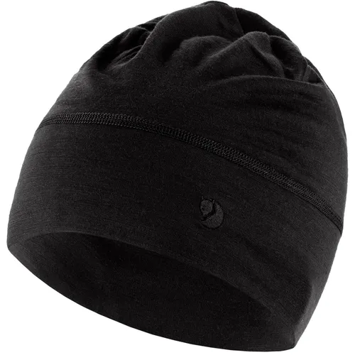 Fjällräven Abisko Lite Wool Beanie - Mütze in Schwarz - Leichte und bequeme Mütze für Trekking, aus 50% Wolle und 50% Polyester, One Size passt perfekt! Entdecken Sie weitere Fjällräven Produkte bei Bergfreunde.de!