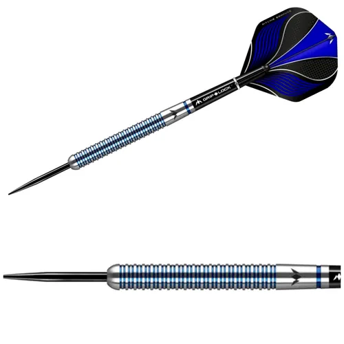 Mission Ritchie Edhouse | Steeldarts 90% Tungsten | 21g | Blau | Dartpfeile Set