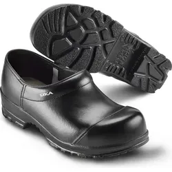 Sika Sicherheitsschuh Flex geschlossener Clog S2 Schwarz - Größe 36 - Bequemer und flexibler Clog für den täglichen Einsatz. Bietet eine breite Passform und gute Stoßabsorption für optimalen Tragekomfort.