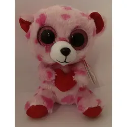 TY beanie boos Plüschtier Sweetikins rosa Bär - 15 cm, niedlich mit großen Kulleraugen und ideal zum Kuscheln