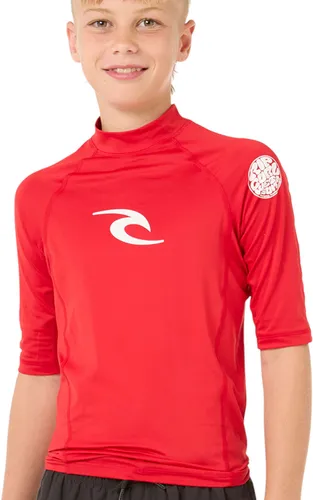 RIP CURL BOYS BRAND WAVE SS Lycra 2025 red - 16