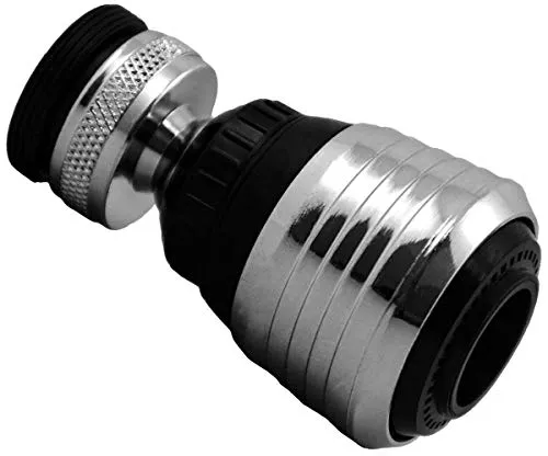 eyepower Wasserhahn Aufsatz 360° Schwenkbrause Perlator Sparventil Strahlregler