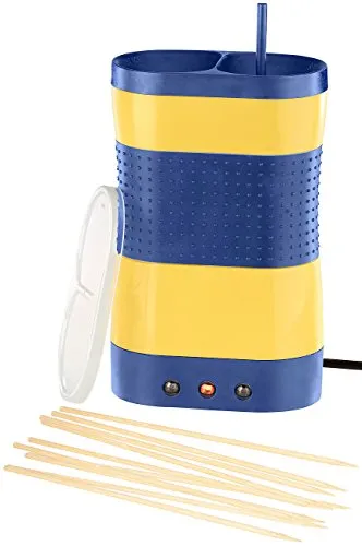 Rosenstein & Söhne Vertikaler Doppel-Eierkocher 'Ei am Stiel', 420 W - Eierkocher für kreative Frühstücksideen, bereitet bis zu 2 Eier am Stil gleichzeitig zu, ideal für schnelle und leckere Snacks.