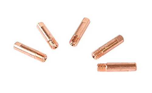 WELDINGER MIG/MAG Stromdüsen M6 1 mm 5er-Set für Aluminium (Kontaktröhrchen Schweißzubehör MB 150)