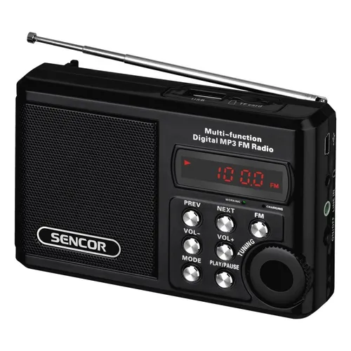 Produktbild Portable radio SRD 215 B MP3, USB, SD SENCOR 8590669117819