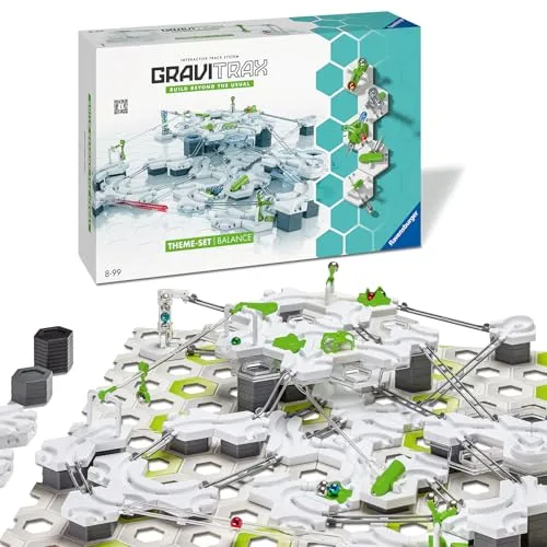 Theme-Set Balance - GraviTrax Kugelbahn, kreatives Starter-Set mit 13 Kugeln und 6 Action-Elementen für unendlichen Spielspaß