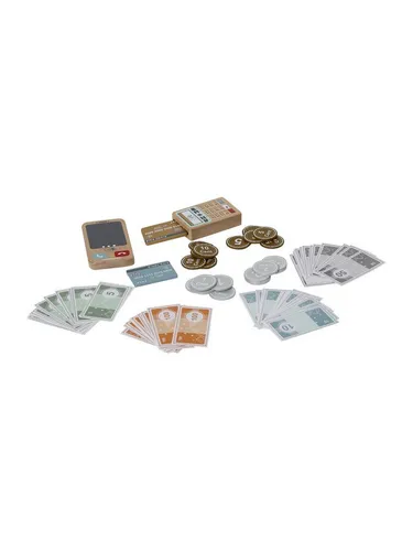 vertbaudet Spielküche Kinder Spielgeld-Set, Holz FSC® Holz