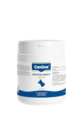 Protein Insect 500 g - Hochwertiges Insektenprotein für Haustiere - 100 % reines Insektenpulver als proteinreiche Ergänzung für Haustiere. Ideal für Futtermittelallergiker, fördert Ausdauer und Kraft.