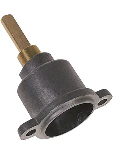 PEL Gashahnvorderteil für Gasthermostate/Gashahn PEL22 Achse ø 6x4,6x29/19,5mm Achsabflachung oben/unten Länge 29mm L2 19,5mm