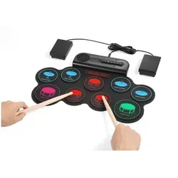 E-Drum Elektronisches Drumset mit 9 Pads von Plyisty