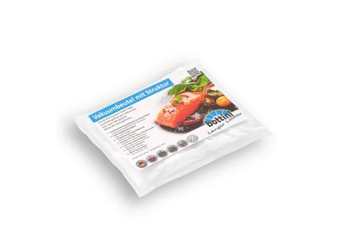 Bottini Vakuumierbeutel 200 Vakuumbeutel 17 x 23 cm - Folienbeutel, besonders durchstoßfest und für alle Vakuumierer geeignet, verlängert die Haltbarkeit von Lebensmitteln und bewahrt deren Nährstoffe.