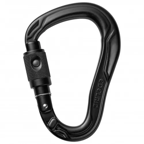 Edelrid Bullet Permalock HMS-Karabiner in schwarz von EDELRID