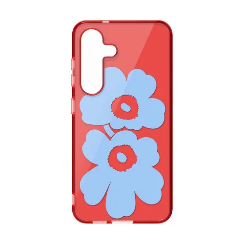 Produktbild Hülle Galaxy S25 Floral Unikko Muster Trendig, Rot