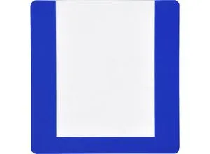 Bodenmarkierungstasche, mit Klebestreifen, VE 10 Stk, DIN A5, Rahmen blau kaiserkraft