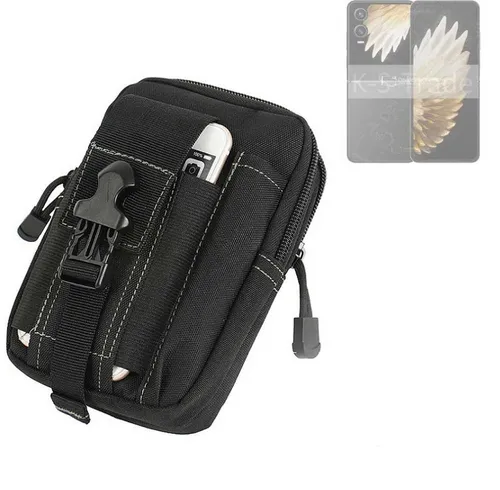 K-S-Trade Handyhülle für Tecno Phantom V Flip2, Gürtel Tasche Gürteltasche Holster Schutz Hülle Handy Hülle