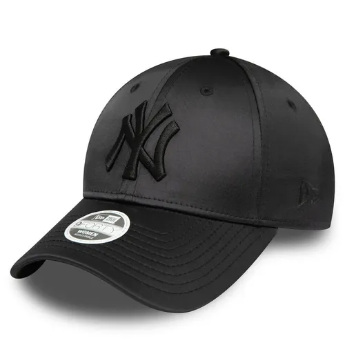 New Era 9Forty Damen Cap - SATIN New York Yankees schwarz - Hüte & Mützen, stylisches Baseballcap für Damen in elegantem Satin, ideal für sportliche Freizeitlooks und den perfekten Sommerstyle.