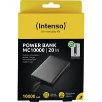Powerbank MC10000 grau/schwarz, 10000 mAh von Intenso
