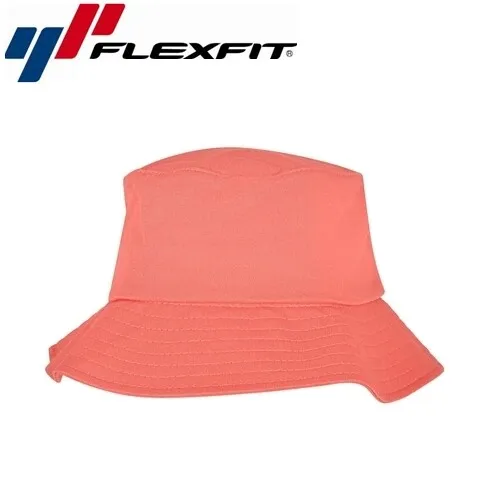 Flexfit Basic Bucket Hat Uni/One Size Coral