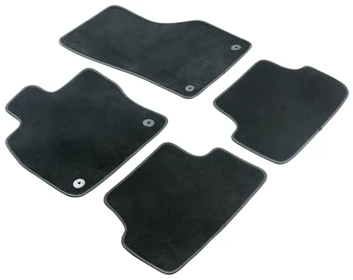 WALSER Premium Auto Fußmatten für Volvo S40 II/V50 & C30 - Maßgeschneiderte Auto Fußmatten für Volvo S40 II/V50 (2003-2012) und C30 (2006-2013). Hochwertige, strapazierfähige Qualität mit Anti-Rutsch-Beschichtung für maximalen Halt und Schutz vor Schmutz und Abnutzung.