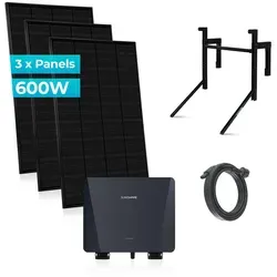 SUNSHARE Ray 600/800 W Balkonkraftwerk-Komplettset für Betonbalkone - Effizientes Balkonkraftwerk-Set mit N-TOPCon Solarmodulen und Mikro-Wechselrichter. Ideal für Betonbalkone, bohrfreie Montage und App-Überwachung ermöglichen einfache Nutzung und Anpassung an Ihren Energiebedarf.