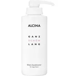 ALCINA GANZ SCHÖN LANG CONDITIONER 500ml mit Spender-Pumpe - Hochwertiger Conditioner für alle Haartypen, amonika-frei mit Hyaluronsäure und Keratin für optimalen Farbschutz und Pflege. Ideal für coloriertes und trockenes Haar.