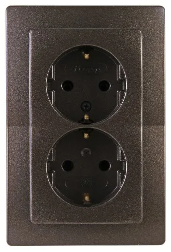 Steckdosen Braun von Kopp