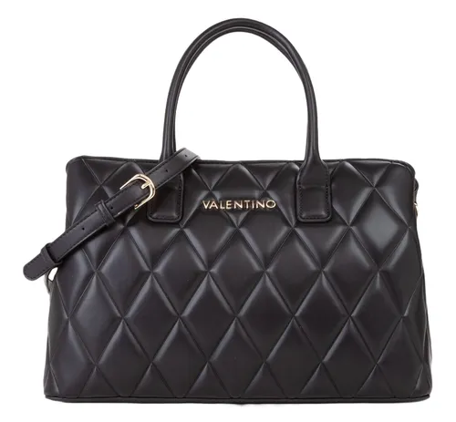VALENTINO Frisia Shopping Bag - Elegante Handtasche in Schwarz - Damentaschen: Stilvolle Shopping Bag aus 100% Polyurethan, verstellbar und ideal für Freizeitaktivitäten.