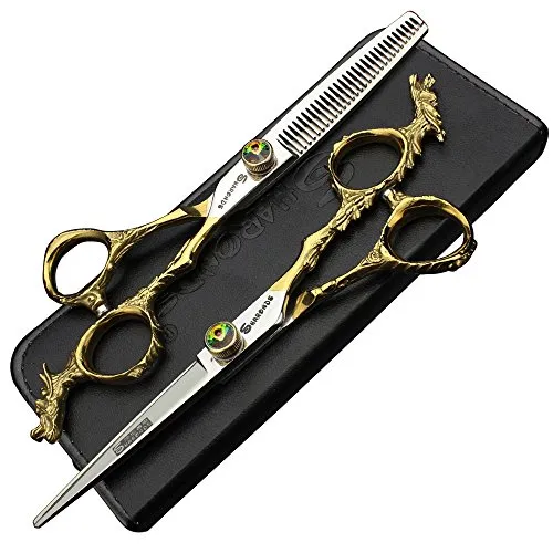 Friseurschere, 15,2 cm (6 Zoll), Japan, 440C, professioneller Friseur und Finish, Friseursalon