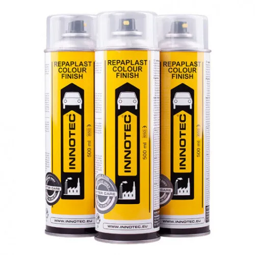 Innotec Repaplast Colour Finish Better Care 500ml Smoke Grey Glänzend - Kunststofflack mit hoher Beständigkeit gegen Brennstoffe, UV-beständig und stoßfest – ideal für langlebige Farbgebung.