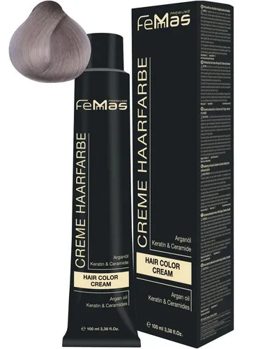 Femmas Premium Haarfarbe FemMas Hair Color Cream 100ml Haarfarbe Superaufheller Asch 901