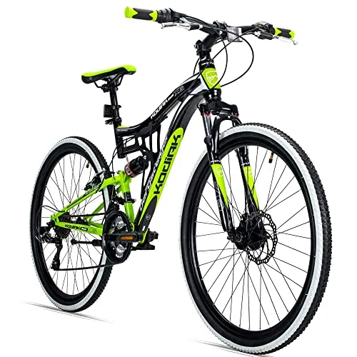 Bergsteiger Kodiak 24 Zoll Mountainbike, Jungen & Mädchen Kinderfahrrad geeignet für 8, 9, 10, 11, 12, 13 Jahre, Scheibenbremse, 21 Gang-Schaltung