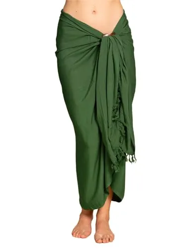 PANASIAM Sarong uni green, 250x116cm