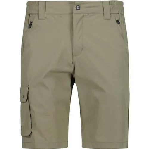 CMP Stretch-Bermuda für Herren – e663 sage - Outdoor Shorts für Herren mit großen Seitentaschen, ideal für aktive Tage in der Natur und bequemem Stretch-Material.