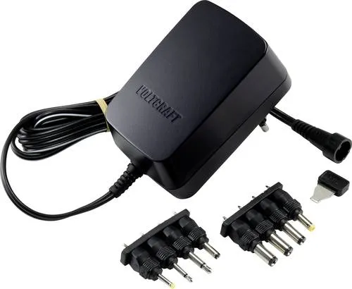 VOLTCRAFT VC-11258710 Steckernetzteil, einstellbar 3 V/DC, 4.5 V/DC, 5 V/DC, 6 V/DC, 7.5 V/DC, 9 V/DC, 12 V/DC 2.25A 27W