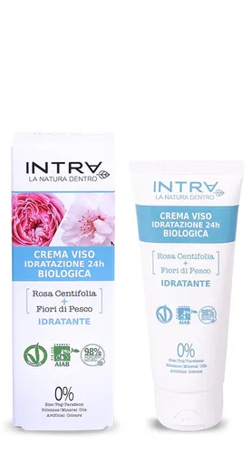 Crema Viso Idratazione 24h Biologica Intra 50ml