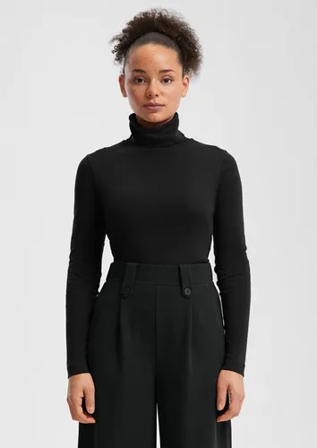 QS Langarmshirt T-Shirt Langarmshirt mit Rollkragen