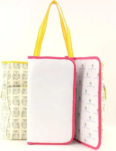 Pink Lining Henrietta Tote Wise Owl in pink von Pink Lining