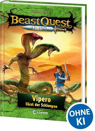 Beast Quest Legend (Band 10) - Vipero, Fürst der Schlangen: Beliebte Buchreihe mit farbigen Illustrationen für Kinder ab 8 Jahre