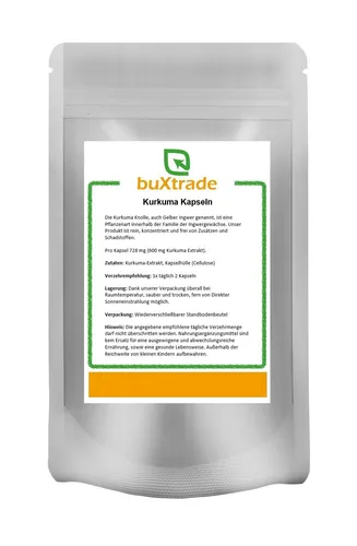 buXtrade Kurkuma Kapseln