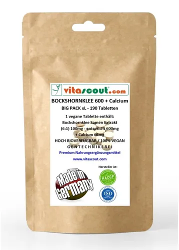 Bockshornklee / Fenugreek-Extrakt 600 + Calcium