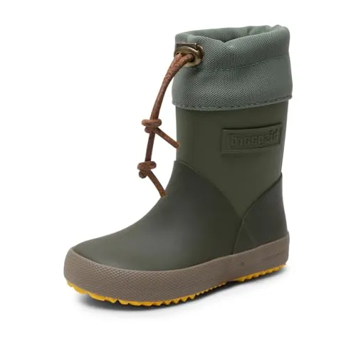 Bisgaard Nordic Dark Forest Gummistiefel EU 26 - Gummistiefel für Kinder, aus robustem Naturkautschuk mit rutschhemmender Sohle, ideal für nasses Wetter und Abenteuer im Freien. Bequemer Sitz durch gepolsterten Einstieg und Schnellverschluss.