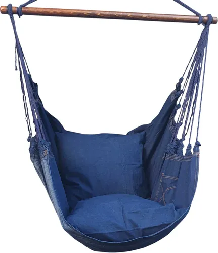 Hängesessel Jeans 348 XL mit 2 Kissen Baumwolle von Exporsal