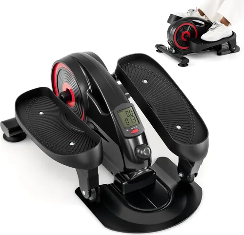 COSTWAY Mini Crosstrainer mit LCD-Anzeige & Widerstand von Costway
