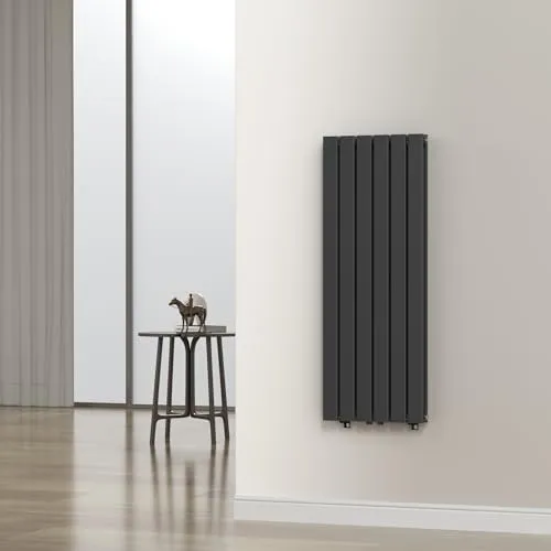 Flachheizkörper Nore Designheizkörper 120x45cm - Eleganter Doppellagiger Heizkörper für effiziente Wärme in Wohnräumen, Küche und Bad. Mit 1140W Wärmeleistung und platzsparendem Design ideal für jedes Zuhause.