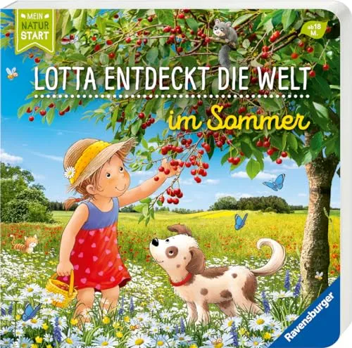 Lotta entdeckt die Welt: Im Sommer - Vorlesebuch für Kinder ab 18 Monaten, einzigartige Optik (Foto und Illustration), Sommerspaß für die Kleinen (Mein Naturstart)
