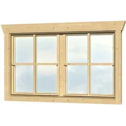 Produktbild Doppelfenster für Gartenhaus 28 mm SKAN HOLZ
