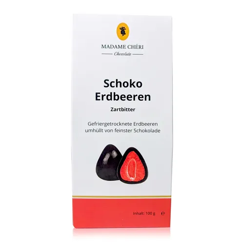 Madame Chéri Erdbeeren Dragees Zartbitter 100g Vegan